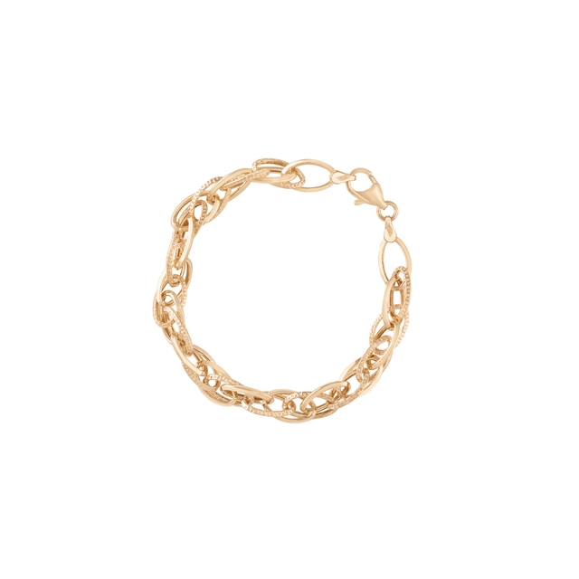 Bransoleta złota efektowna