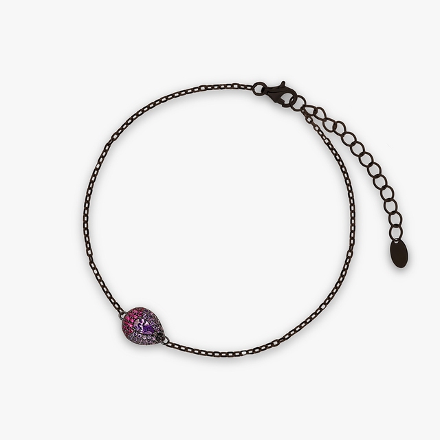 Bransoleta srebrna Meteory