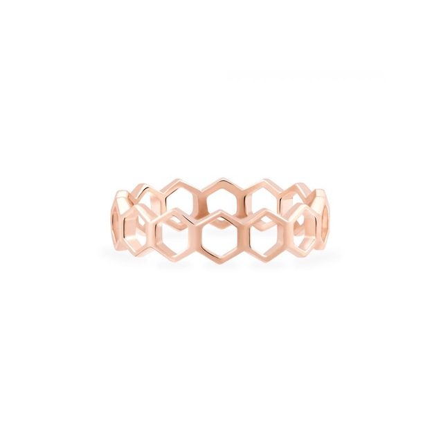 Pierścionek różowe złoto BIRKS