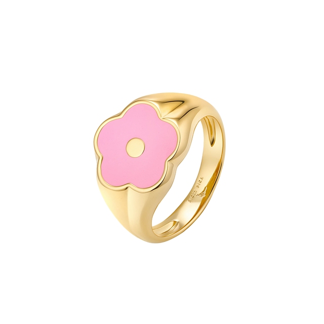 Pierścionek Pink Flower