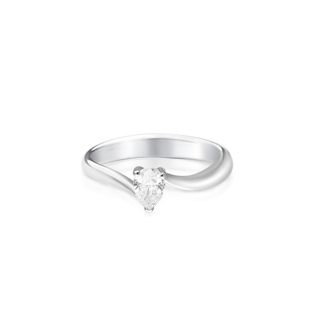 Pierścionek białe złoto Recarlo