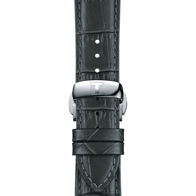 Tissot szary pasek skórzany 21 mm