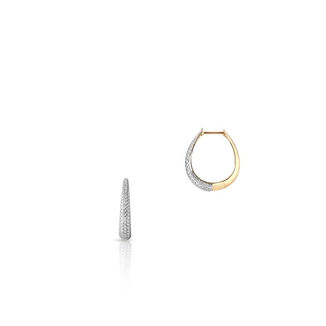 Kolczyki złote z diamentami