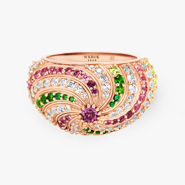 Pierścionek złoty Lunapark