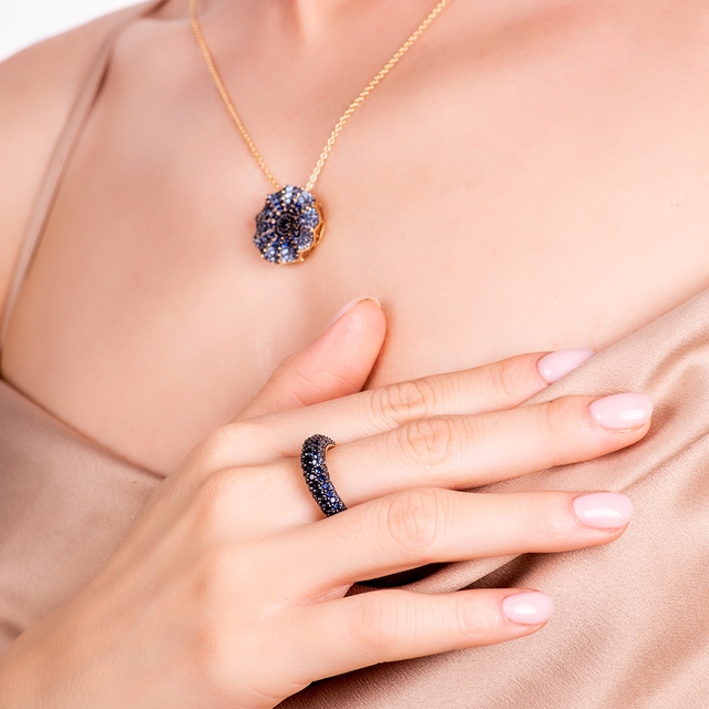 Pierścionek złoty Lunapark