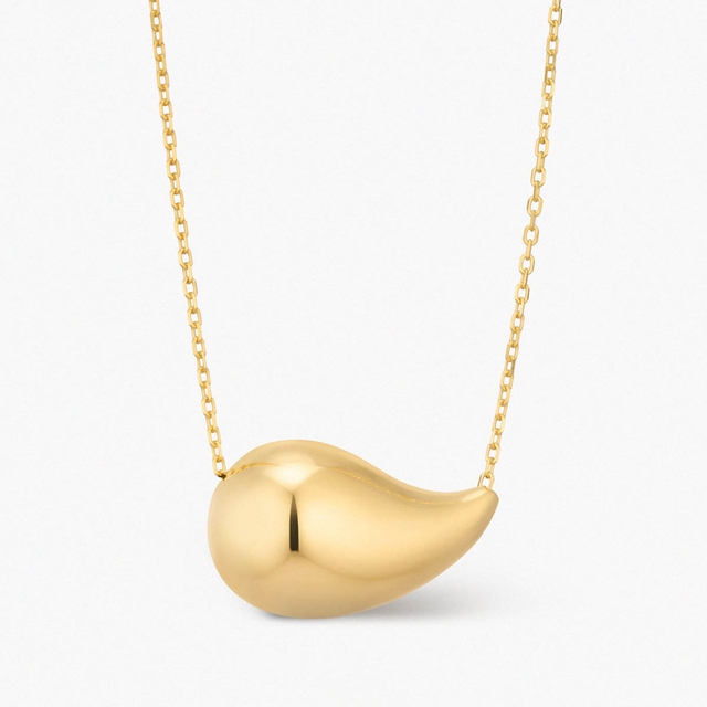 Naszyjnik srebrny pozłacany