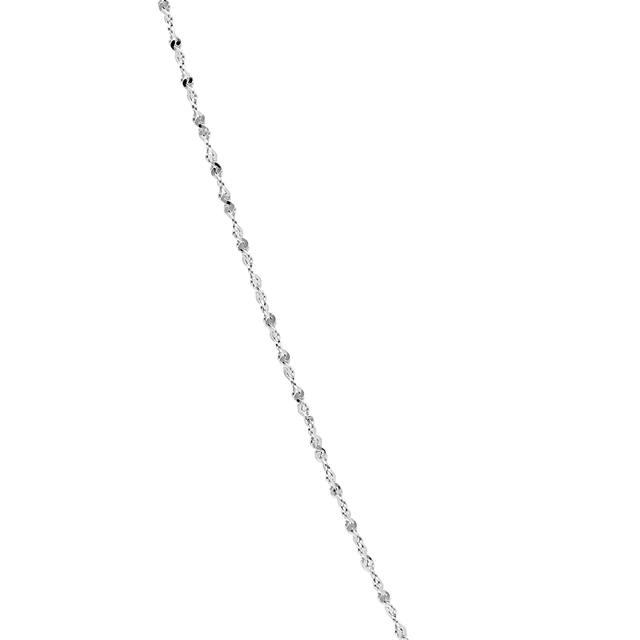 Łańcuszek srebrny singapur