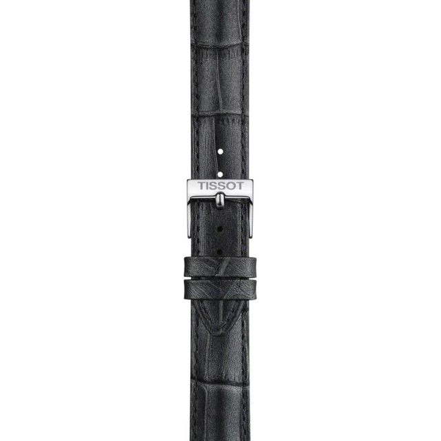 Skórzany szary pasek Tissot 16 mm