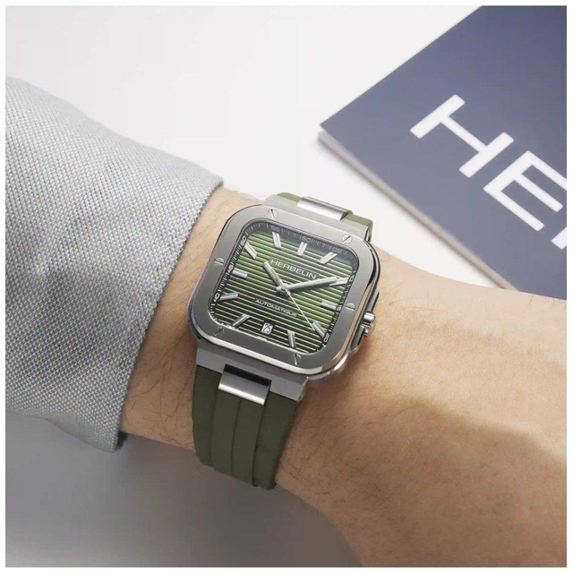 ZEGAREK HERBELIN CAP CAMARAT SQUARE AUTOMATIC