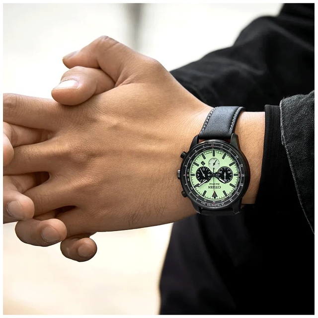 ZEGAREK CITIZEN ECO-DRIVE AVIATION CHRONOGRAPH