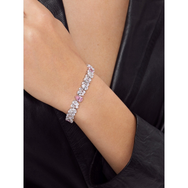 Bransoleta srebrna z cyrkoniami Ceremonials