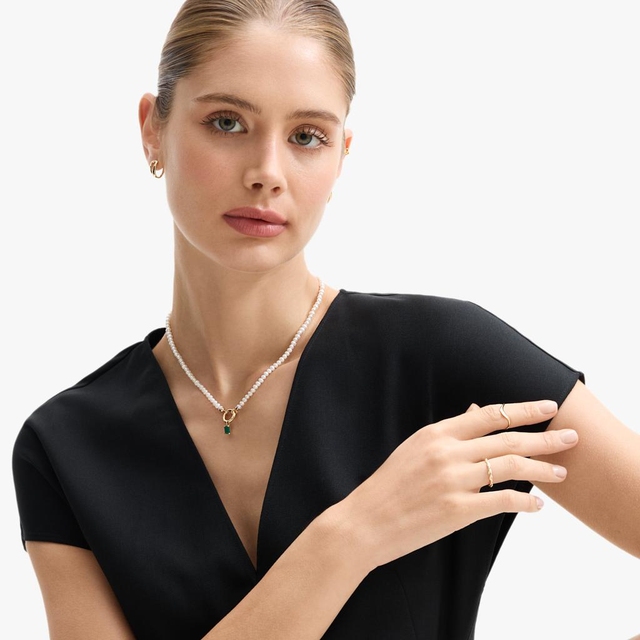 Wisiorek złoty z agatem