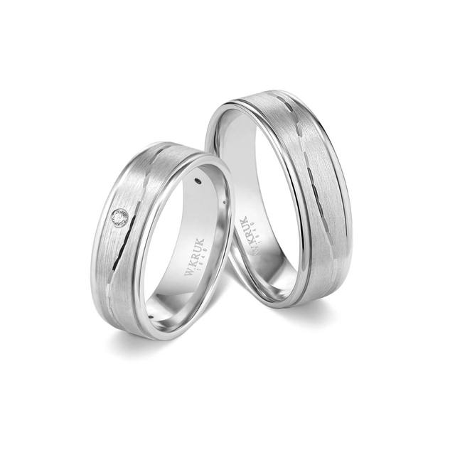 Komplet obrączek złotych RIVA