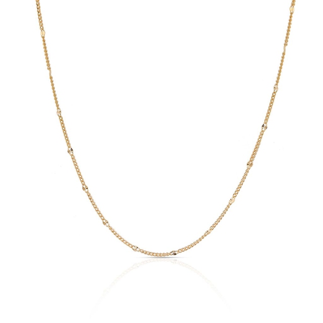 Łańcuszek złoty fantazyjny