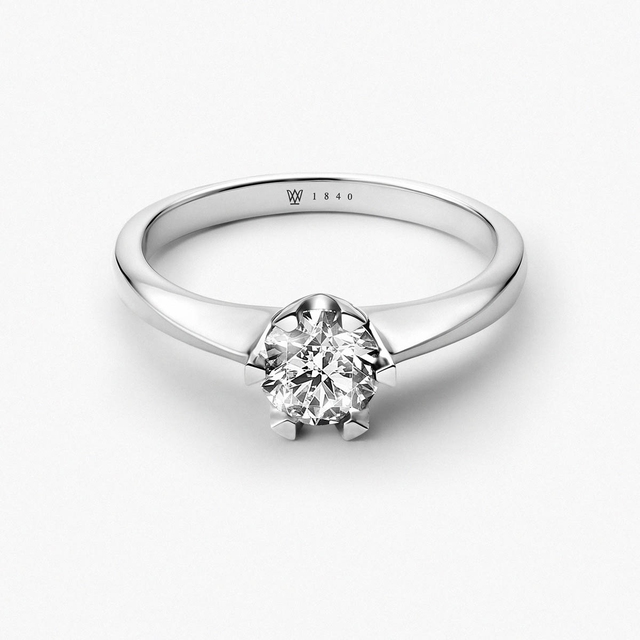 Pierścionek zaręczynowy złoty Jedyny