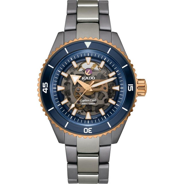 ZEGAREK RADO CAPTAIN COOK HIGH-TECH CERAMIC SKELETON