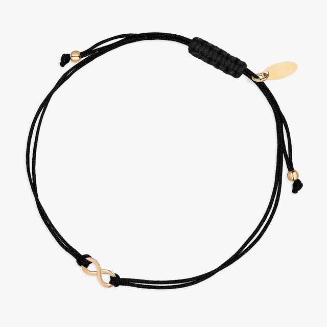 Bransoletka na sznurku ze znakiem nieskończoności