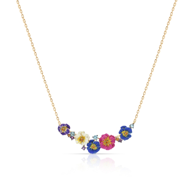 Naszyjnik złoty Kwiaty Nocy