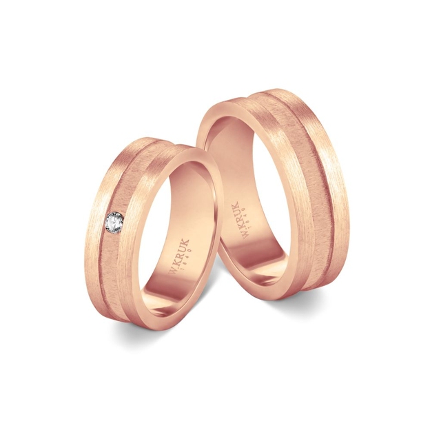 Komplet obrączek złotych ROSSALIA