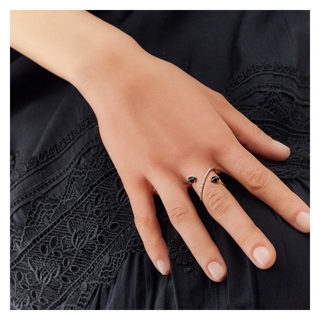 Pierścionek złoty Nanis