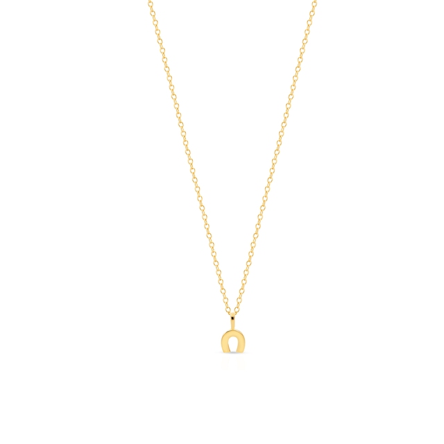 Wisiorek złoty podkowa