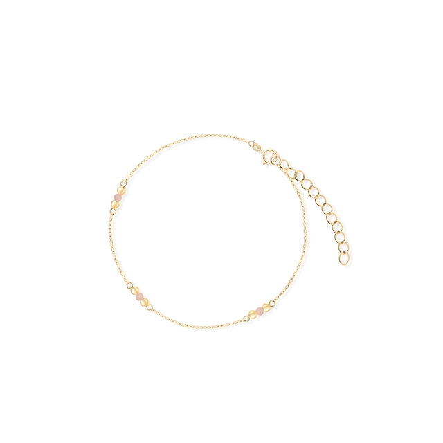 Bransoletka srebrna pozłacana z opalami