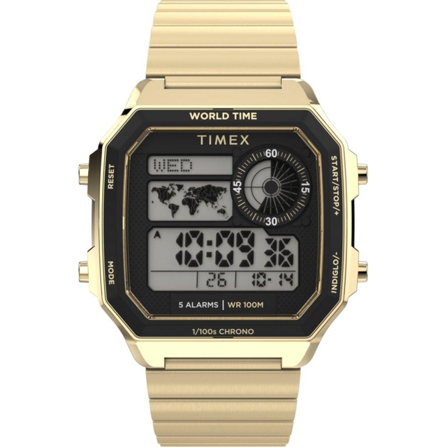 ZEGAREK TIMEX WORLD TIME DIGITAL