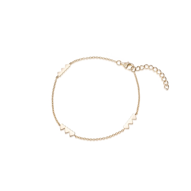 Bransoletka srebrna pozłacana W.KRUK