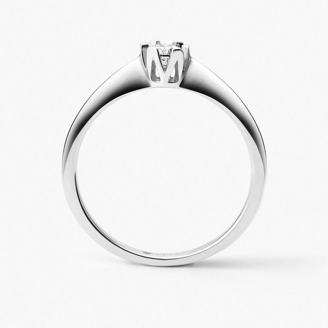 Pierścionek złoty zaręczynowy Jedyny