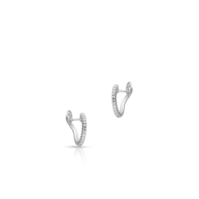 Kolczyki białe złoto RECARLO