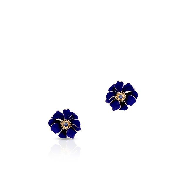 Kolczyki złote Kwiaty Nocy