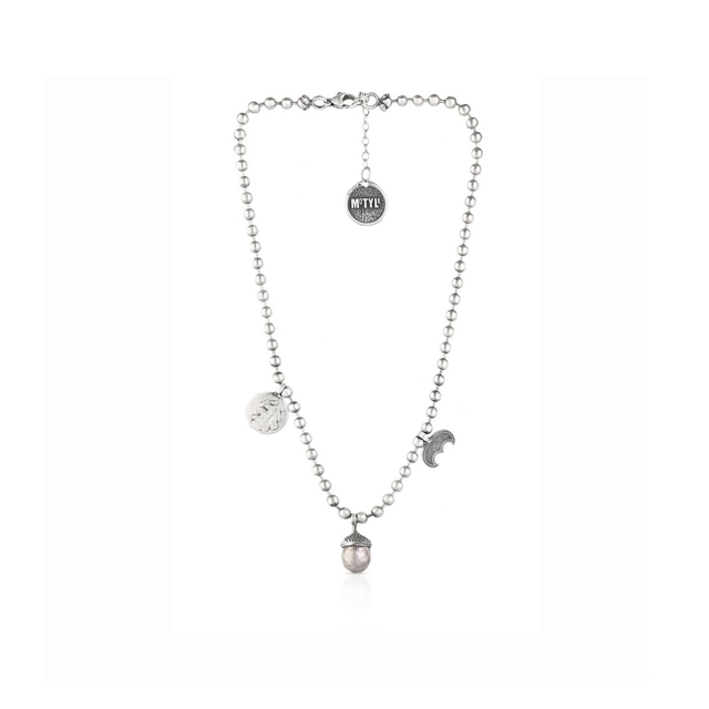 Naszyjnik srebrny Motyle