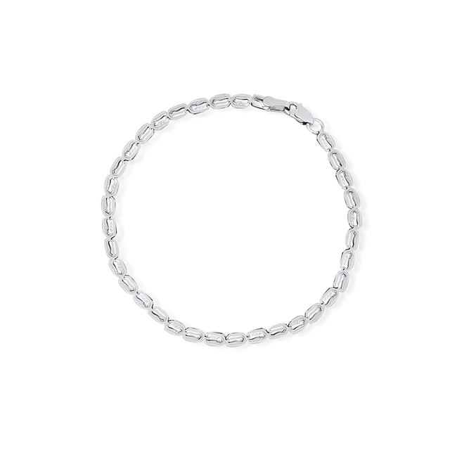 Bransoleta białe złoto