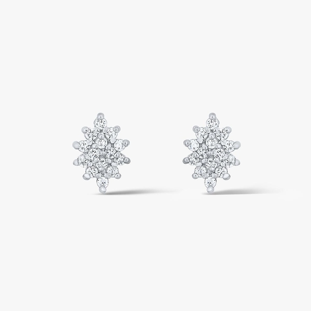 Kolczyki srebrne z cyrkoniami