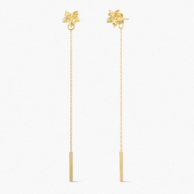 Kolczyki srebrne Follow