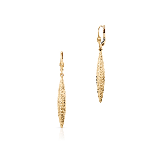 Kolczyki złote wiszące