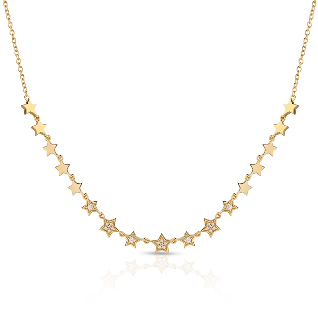 Naszyjnik srebrny Little Star