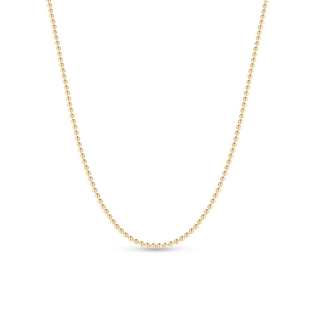 Łańcuszek złoty kulka