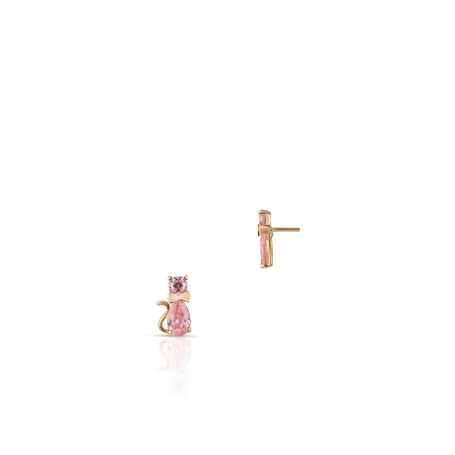 Kolczyki złote koty