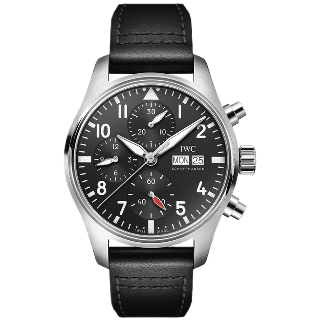 ZEGAREK IWC SCHAFFHAUSEN PILOT'S AUTOMATIC CHRONOGRAPH