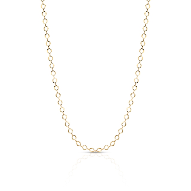 Naszyjnik srebrny pozłacany