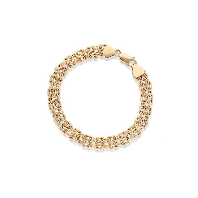 Złota bransoletka bismarck