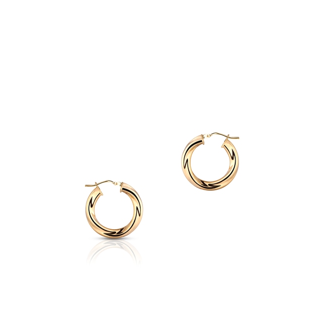 Kolczyki złote koła