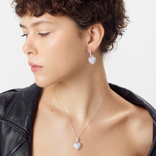 Wisiorek srebrny z cyrkoniami Emblems