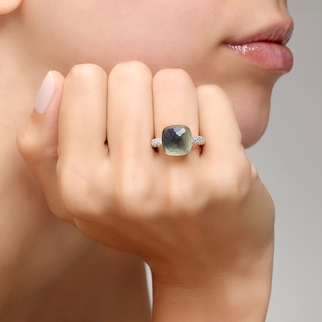 Pierścionek złoty POMELLATO