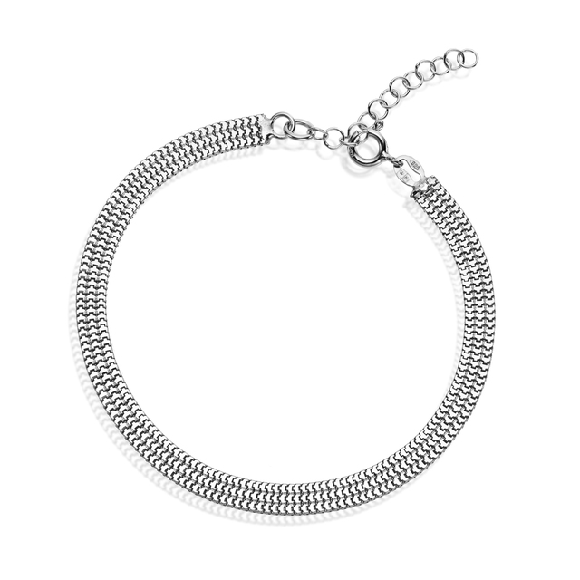 Bransoleta srebrna W.KRUK