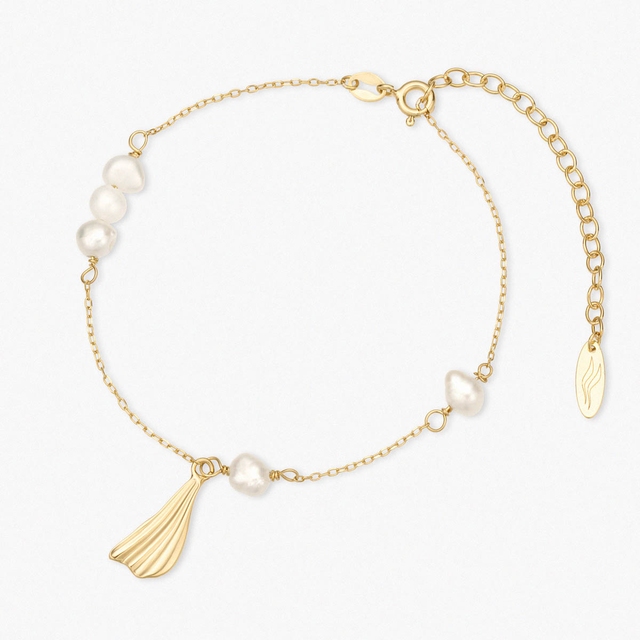 Bransoleta srebrna Follow