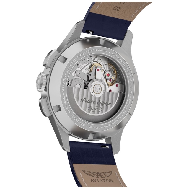 ZEGAREK AVIATOR HERITAGE CHRONOGRAPH TRIMETER POLISH LIMITED EDITION