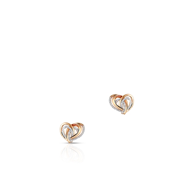 Kolczyki złote z diamentami