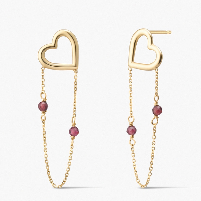 Kolczyki złote Czułość